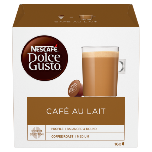 Picture of Nescafe DG Cafe Au Lait PODs 16s