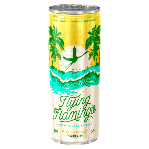 Picture of Flying Flamingo Pineapple Punch Hard Seltzer 