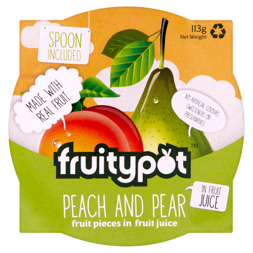 Picture of Fruitypot Peach Pear In Juice