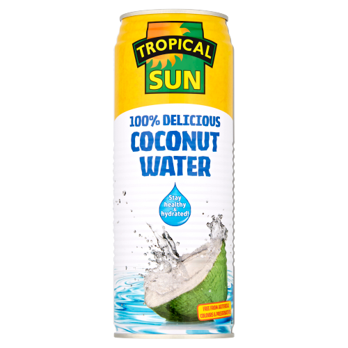 Picture of Tropical Sun Coconut Water Cans 100% Natural 520ML