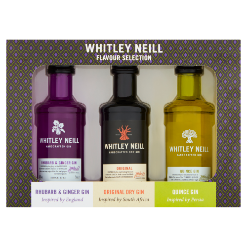 Picture of Whitley Neill Gin Pack Dry, Quince & Rhubar