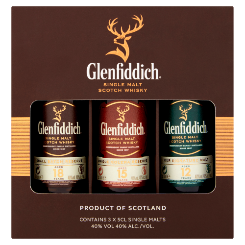 Picture of Glenfiddich Gift Set (12Yo, 15Yo , 18Yo)