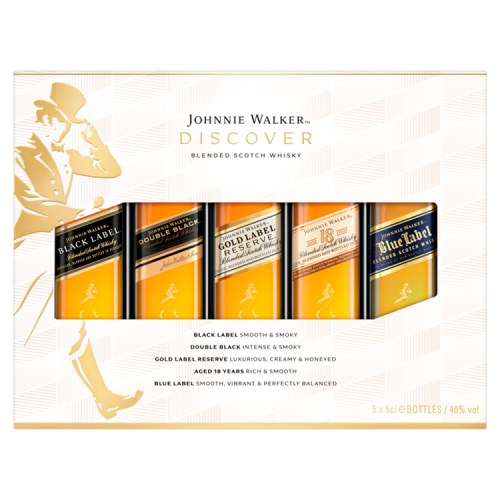 Picture of Johnnie Walker Discover Mini Gift Set 5 x 5cl