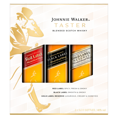 Picture of Johnnie Walker Taster Miniature Gift Mini- 3 x 5cl