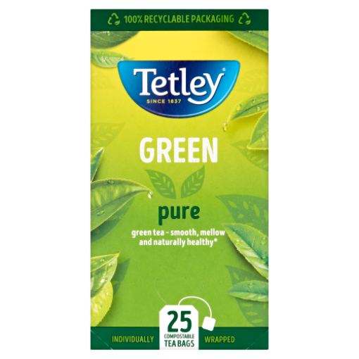 Millennium. Tetley Green Tea Pure Ds Env