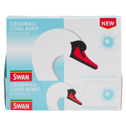 Picture of Swan Filter Tips Extra Slim Crushball Cool Burst