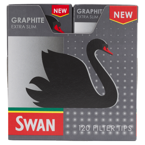 Picture of Swan Filter Tips Extra Slim Graphite