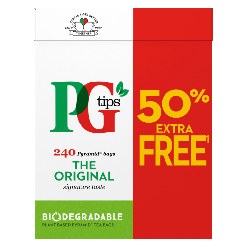 Picture of PG TIPS 160s +50% Ex Free (240s)