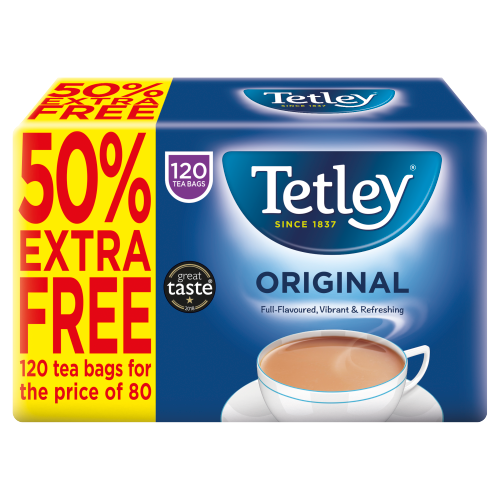 Picture of Tetley Teabags+50% Extra Free