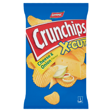 Picture of Crunchips X-Cut Cheese& Onion