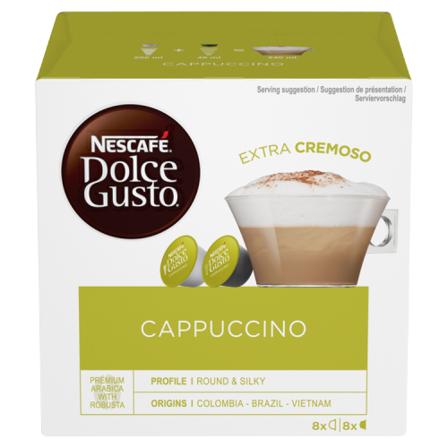 Picture of Nescafe DG Cappuccino PODs 16s