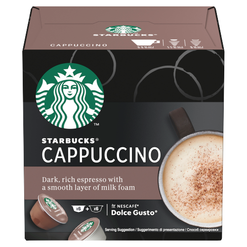 Picture of Starbucks DG Cappucinno PODs 12s (6+6)