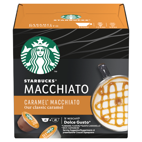 Picture of Starbucks DG Caramel Macchiato PODs 12s (6+6)