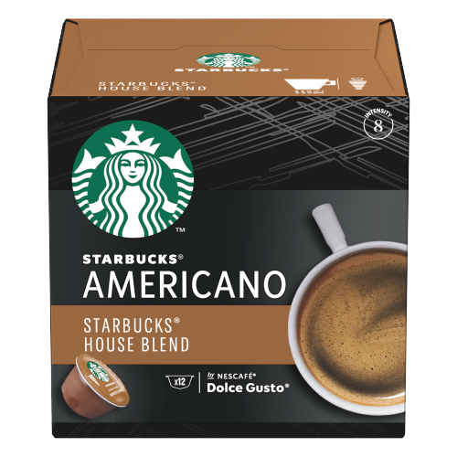 Picture of Starbucks DG Americano Houseblend PODs 12s