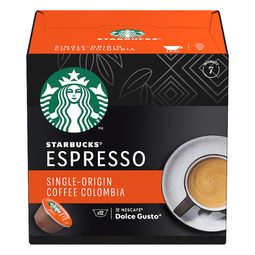 Picture of Starbucks DG Med Colombia Roast PODs 12s