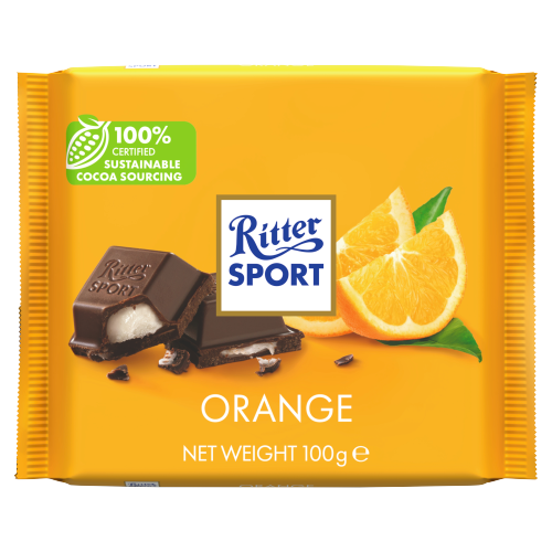 Picture of Ritter Sport Dark Chocolate Orange Filling 38%