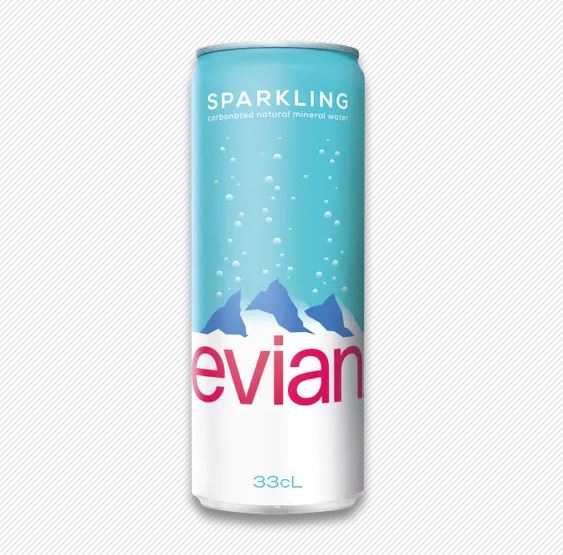 Picture of Evian Sparkling Can 330ML
