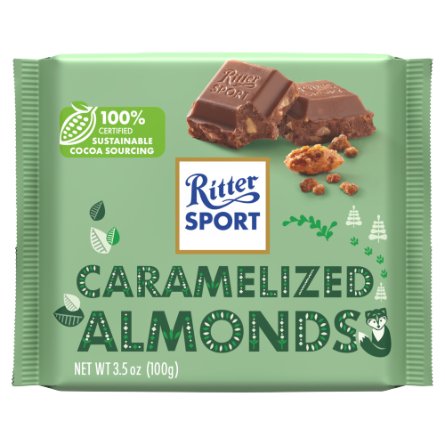 Picture of Ritter Sport Winter Edition Caramalised Almond