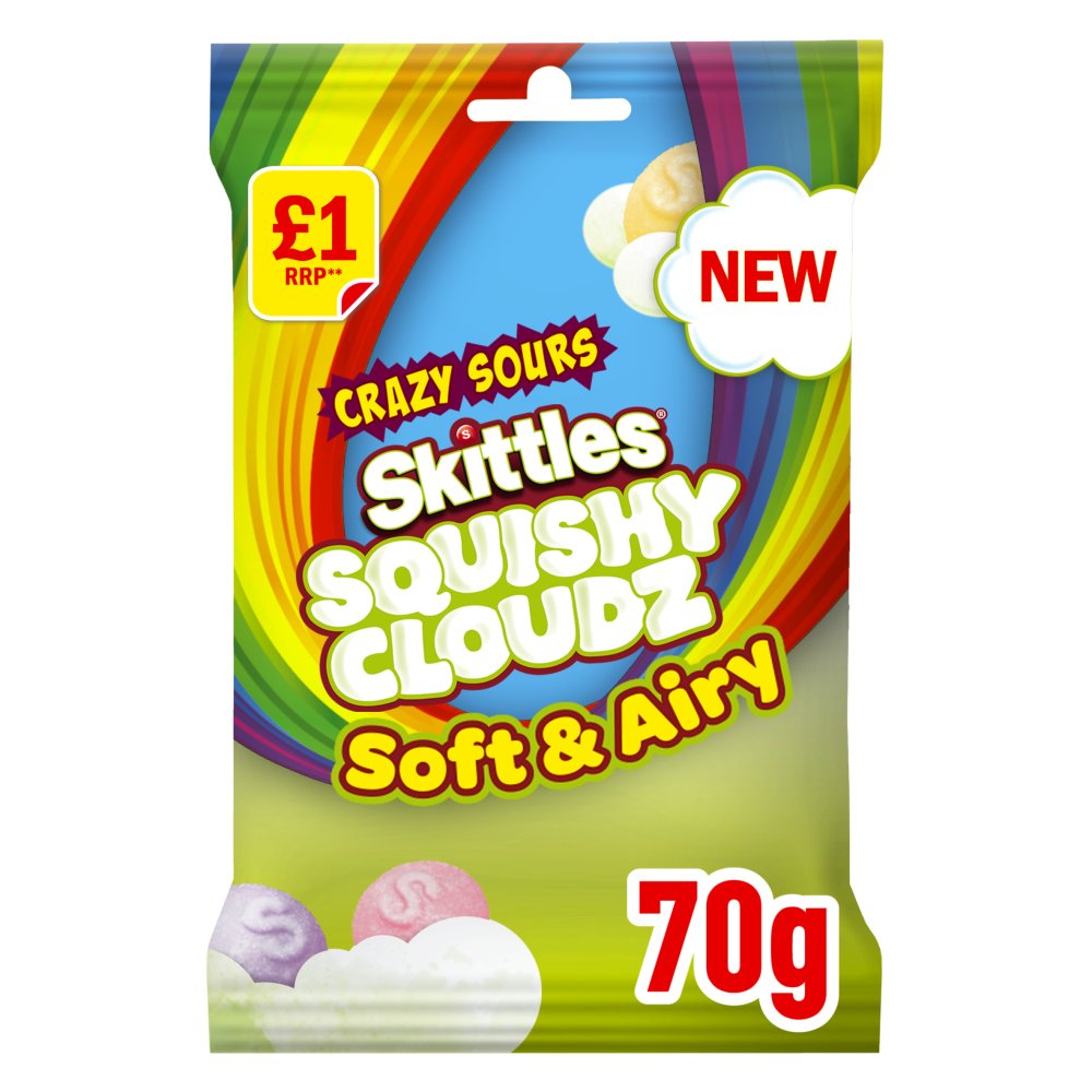 Picture of Skittles Crazy Sours Squishy Cloudz £1