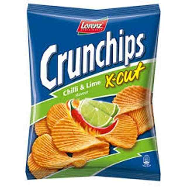 Picture of Lorenz Crunchips X-Cut Chilli & Lime