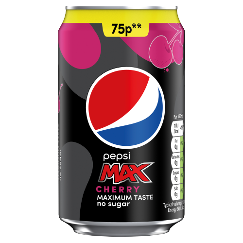 Picture of Pepsi Max Cherry Cans 75p