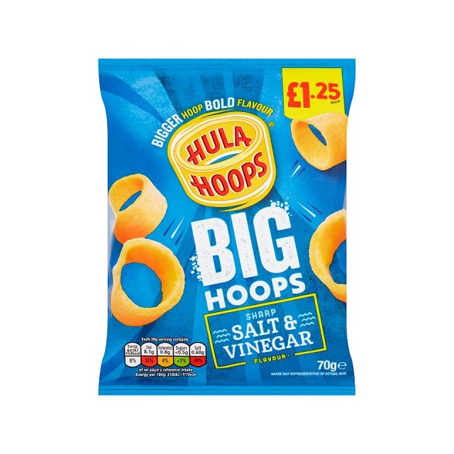 Picture of Hula Hoops Salt & Vinegar PMP £1.25