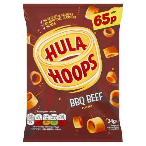 Picture of Hula Hoops BBQ Beef 65p