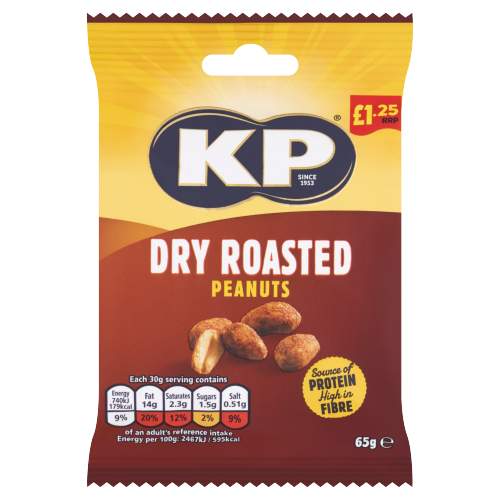 Picture of KP Peanuts Dry Roasted £1.25