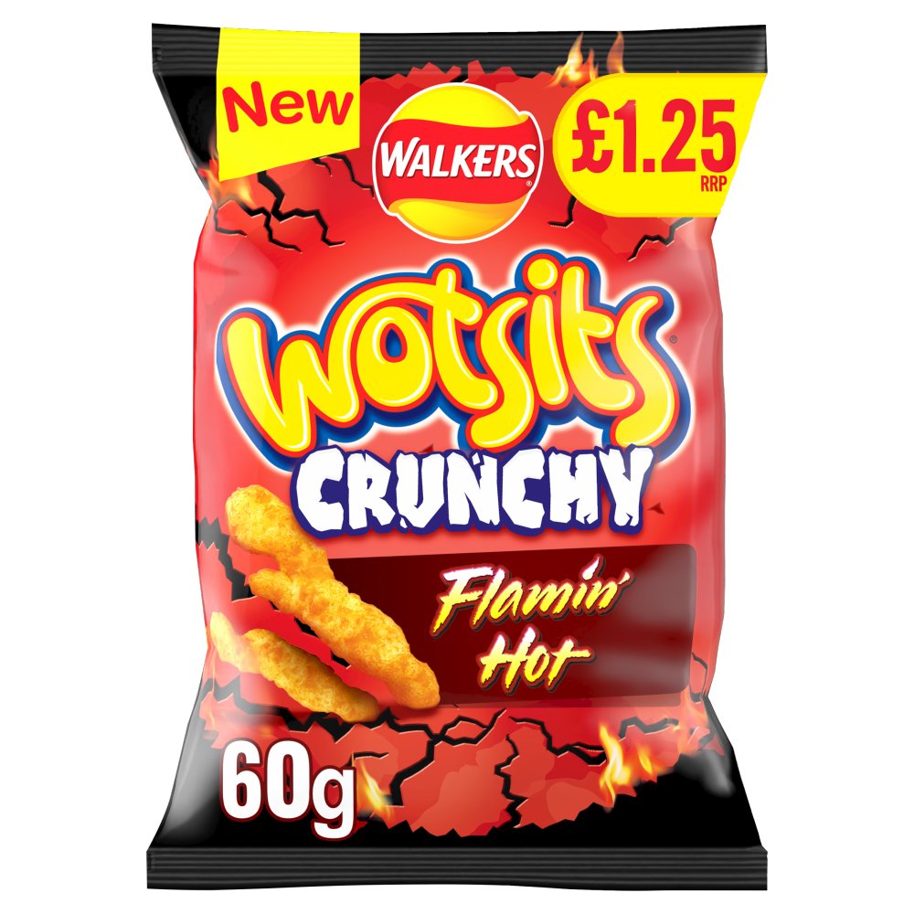 Picture of Wotsits Crunchy Flamin Hot  £1.25
