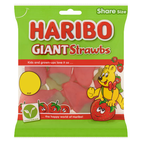 Picture of Haribo Giant Strawbs PMP £1.25