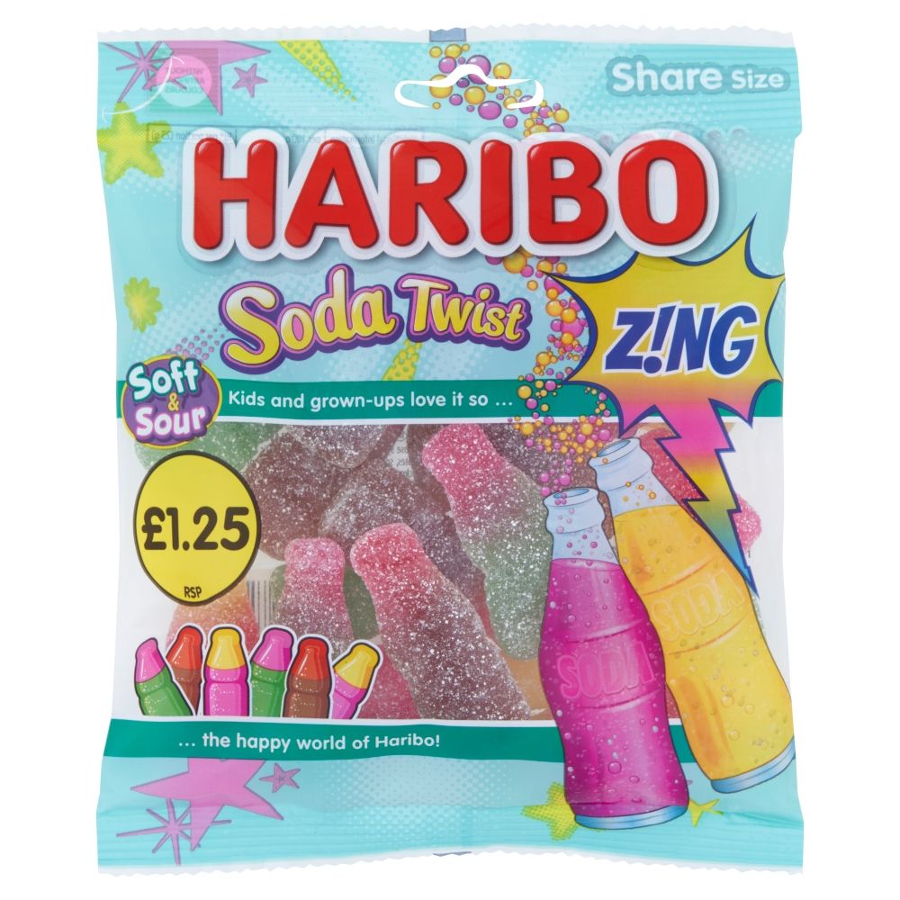 Picture of Haribo Soda Twist Zing PMP £1.25