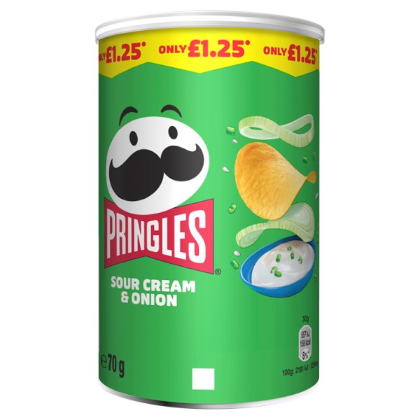 Picture of Pringles Sour Cream & Onion PMP £1.25