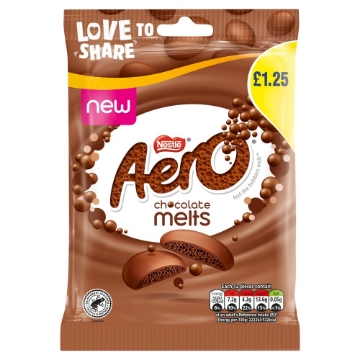 Picture of Aero Melts Milk Bag PMP £1.25