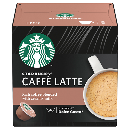 Picture of DG - Starbucks Caffe Latte 12 PODs