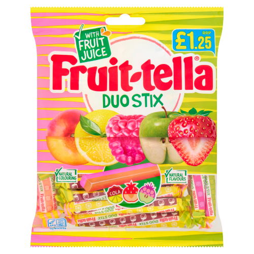 Picture of Fruit-tella Duo Stix £1.25