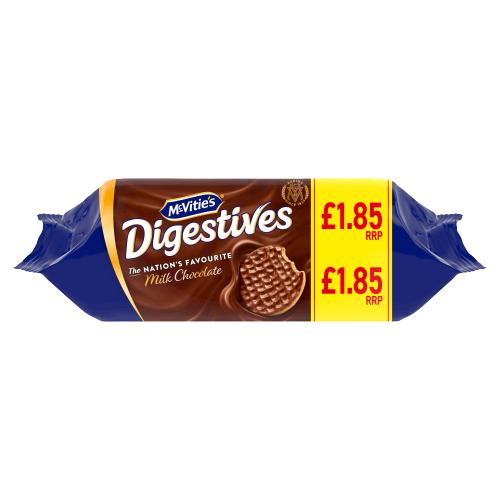 Picture of McV Digestives Milk Choc £1.85