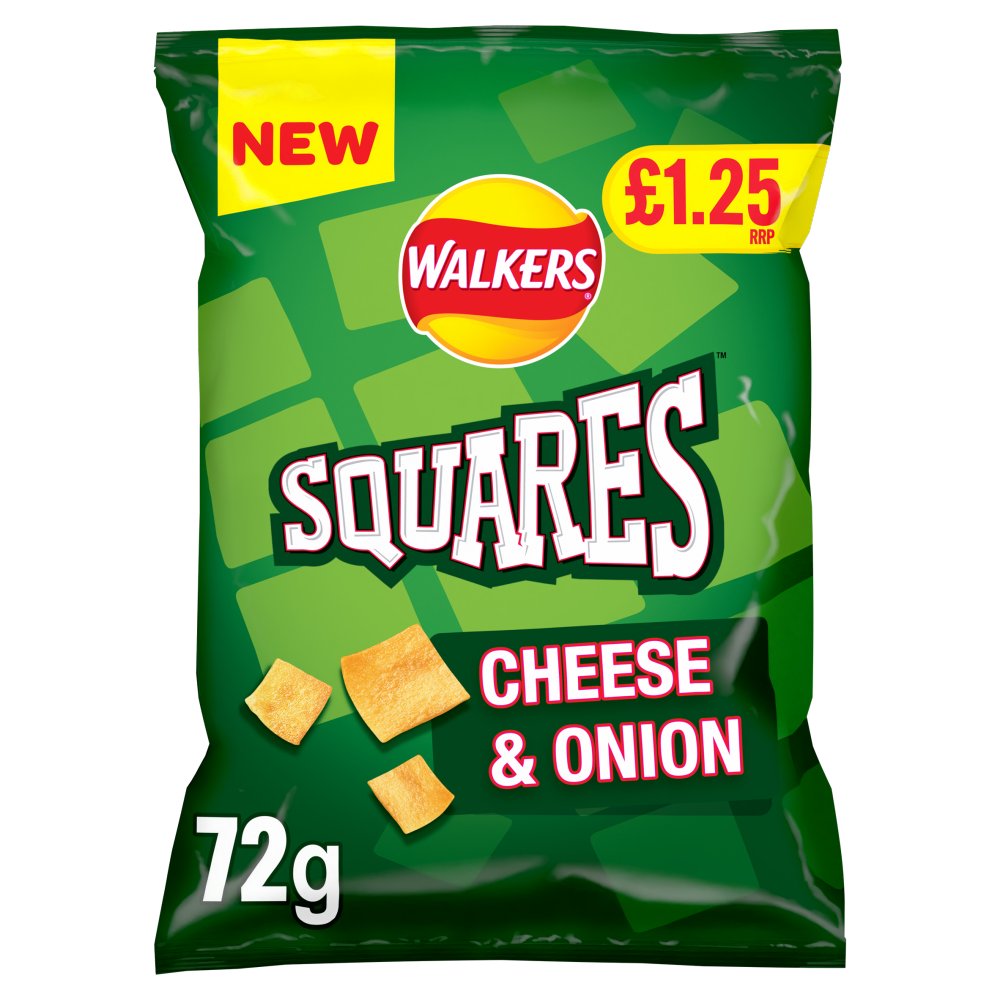 Picture of Walkers Squares Cheese & Onion £1.25