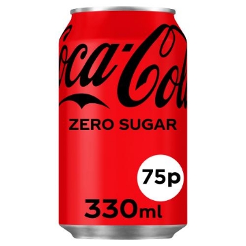Picture of Coke Zero Can 75p