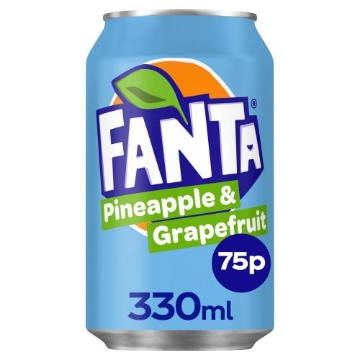 Picture of Fanta Pineapple & Grapefruit Can 75p