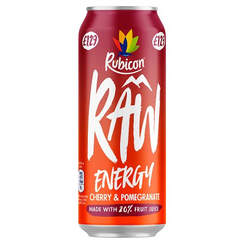 Picture of Rubicon Raw Energy Cherry & Pomegrante £1.29