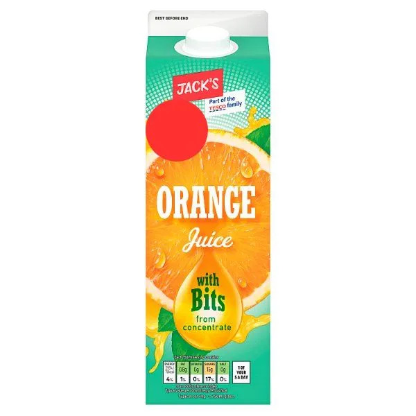 Picture of Jack's Orange Juice with Bits PM £2 /£2.70