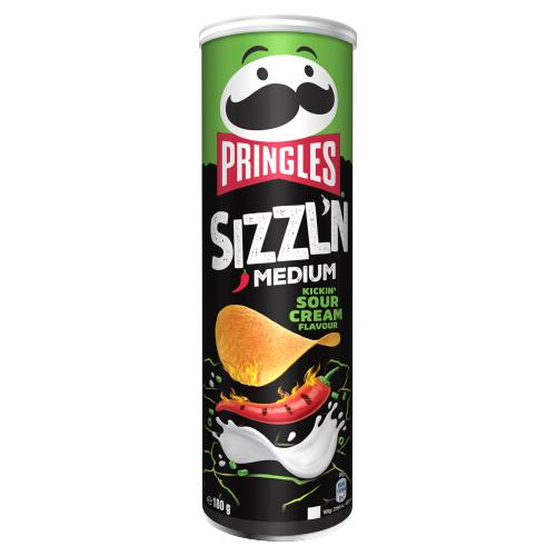 Picture of Pringles Sizzl'n Kickin' Sour Cream