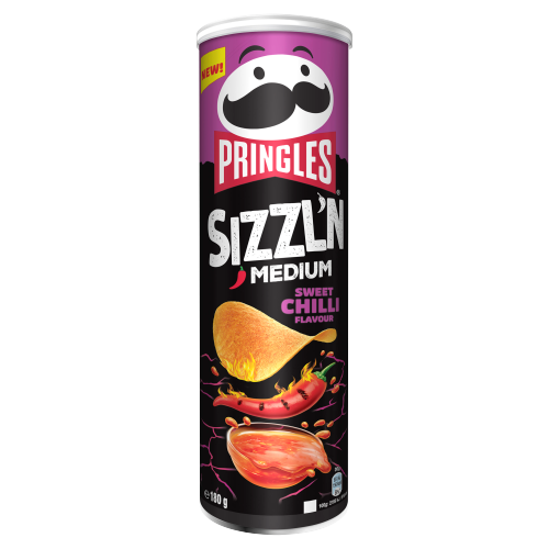Picture of Pringles Sizzl'n Spicy Sweet Chilli