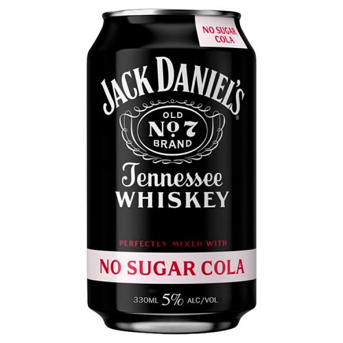 Picture of Jack Daniels & Zero Sugar Cola Can