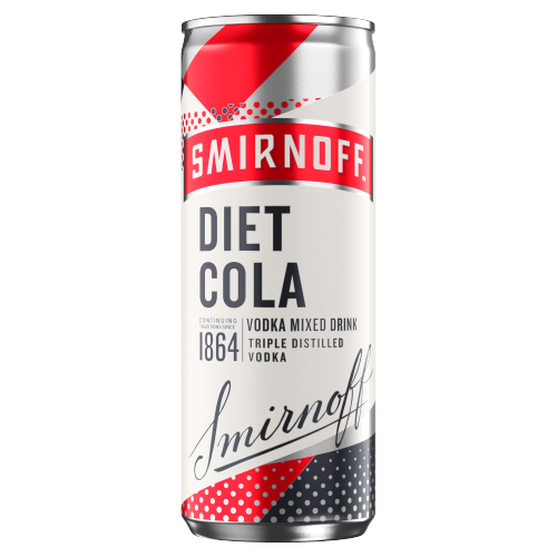 Picture of Smirnoff & Diet Cola Can