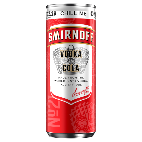 Picture of Smirnoff & Cola Can £2.19-BTC