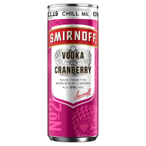 Picture of Smirnoff Cranberry Can £2.19-BTC