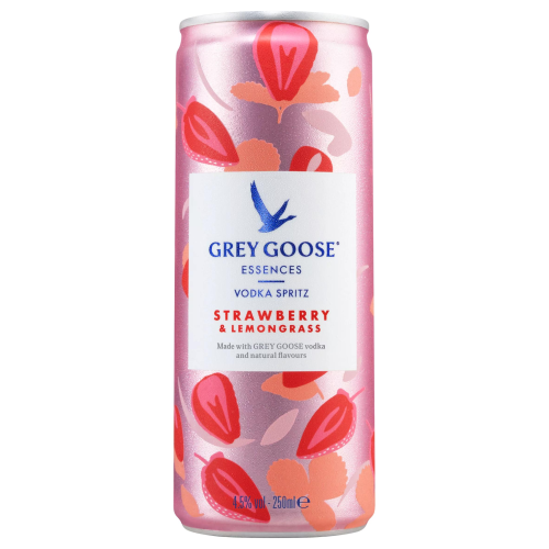 Picture of Grey Goose Essences Strawberry & Lemongrass Can