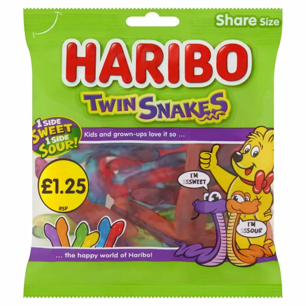 Picture of Haribo Twin Snakes PMP £1.25