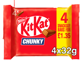 Picture of Kit Kat Chunky Milk 4pk PMP 1.35